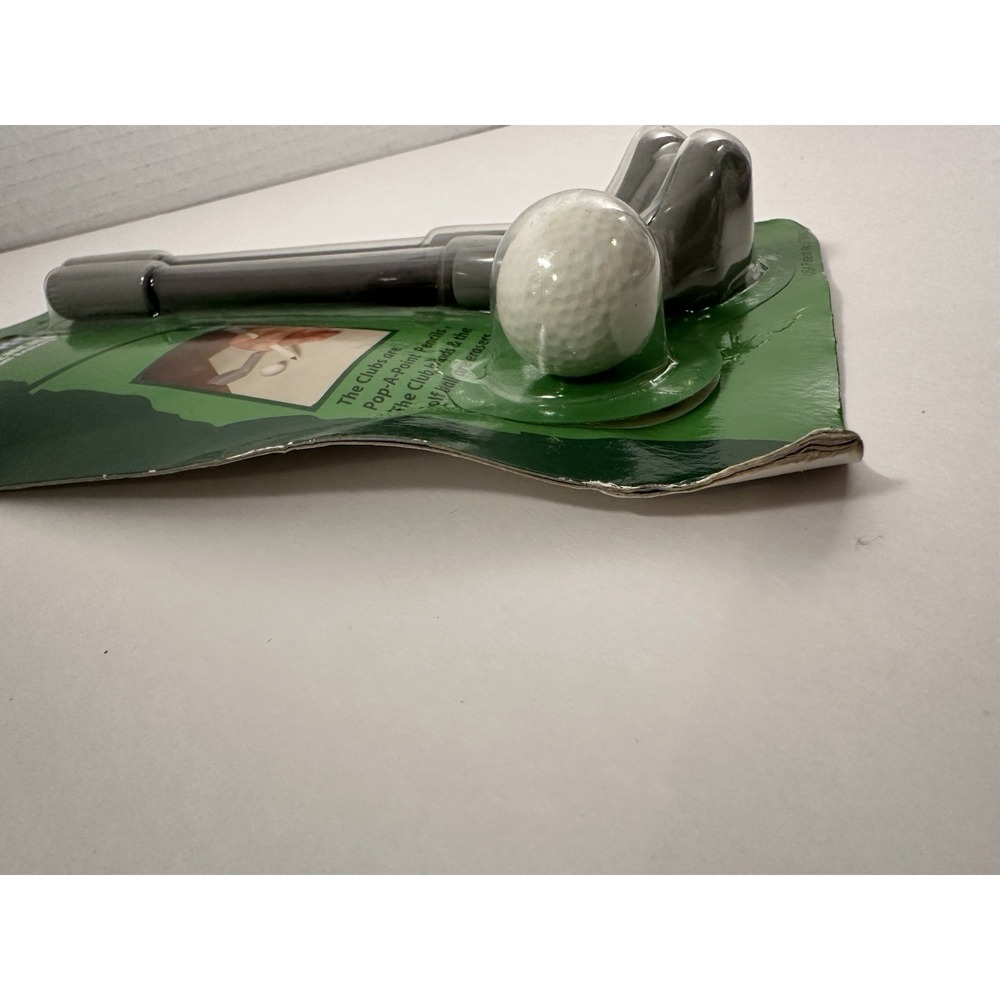 Golf Club Pop-A-Point Pencil Set w/ Ball Eraser Office Gift Executive Series - Picture 6 of 6